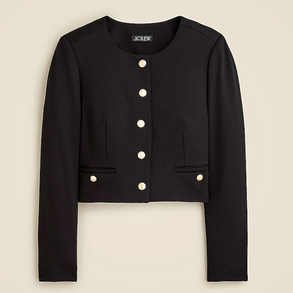 NWT J. Crew Cropped Lady Jacket